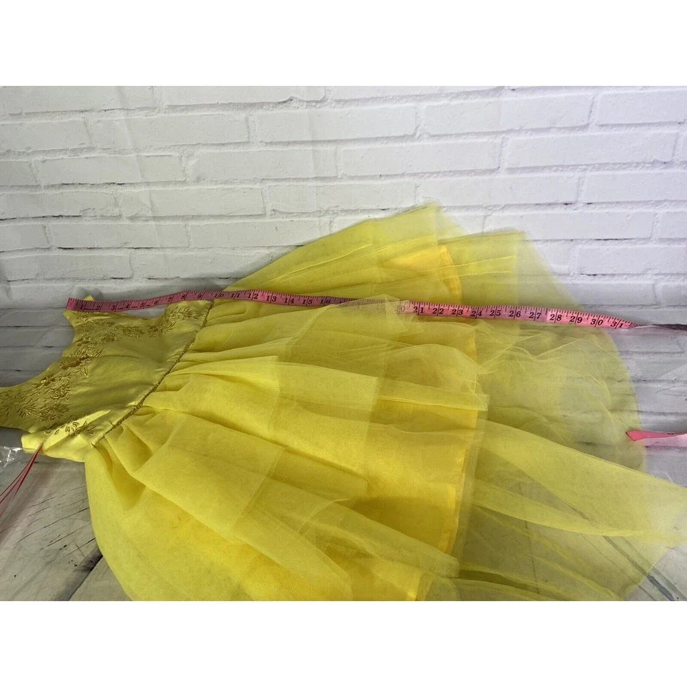 Disney Beauty and the Beast Belle Dress Halloween Costume Dress Up Girls 6 6X